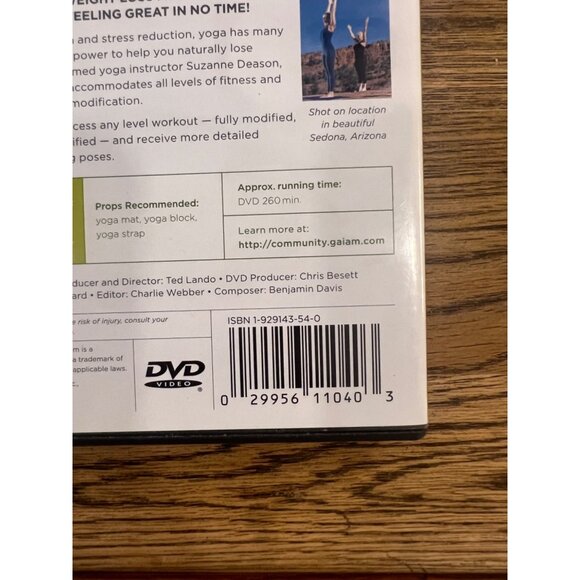 Gaiam Yoga Conditioning DVD For Weight Loss With Suzanne Deason - Picture 3 of 4